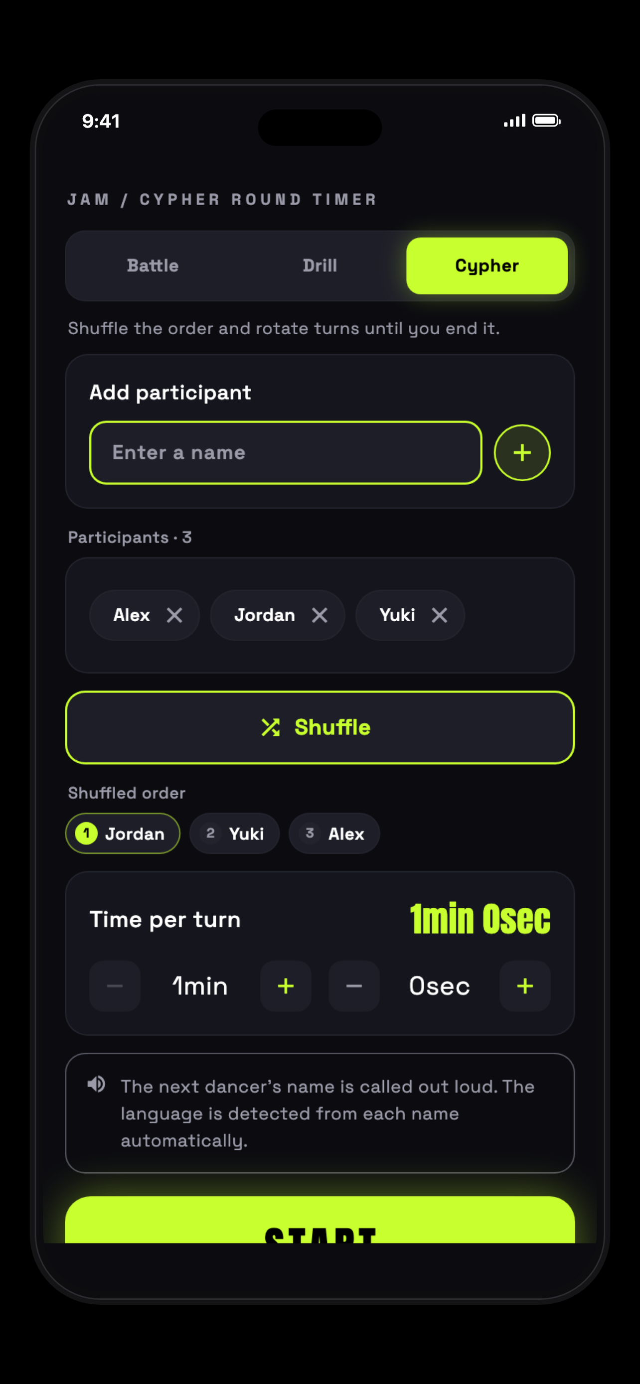 Dance Battle Timer screenshot 4