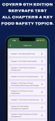 Servsafe Manager Practice Test iPhone screenshot