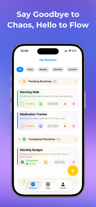 Routine Tasks: Habit Planner Screenshot 2 of 5