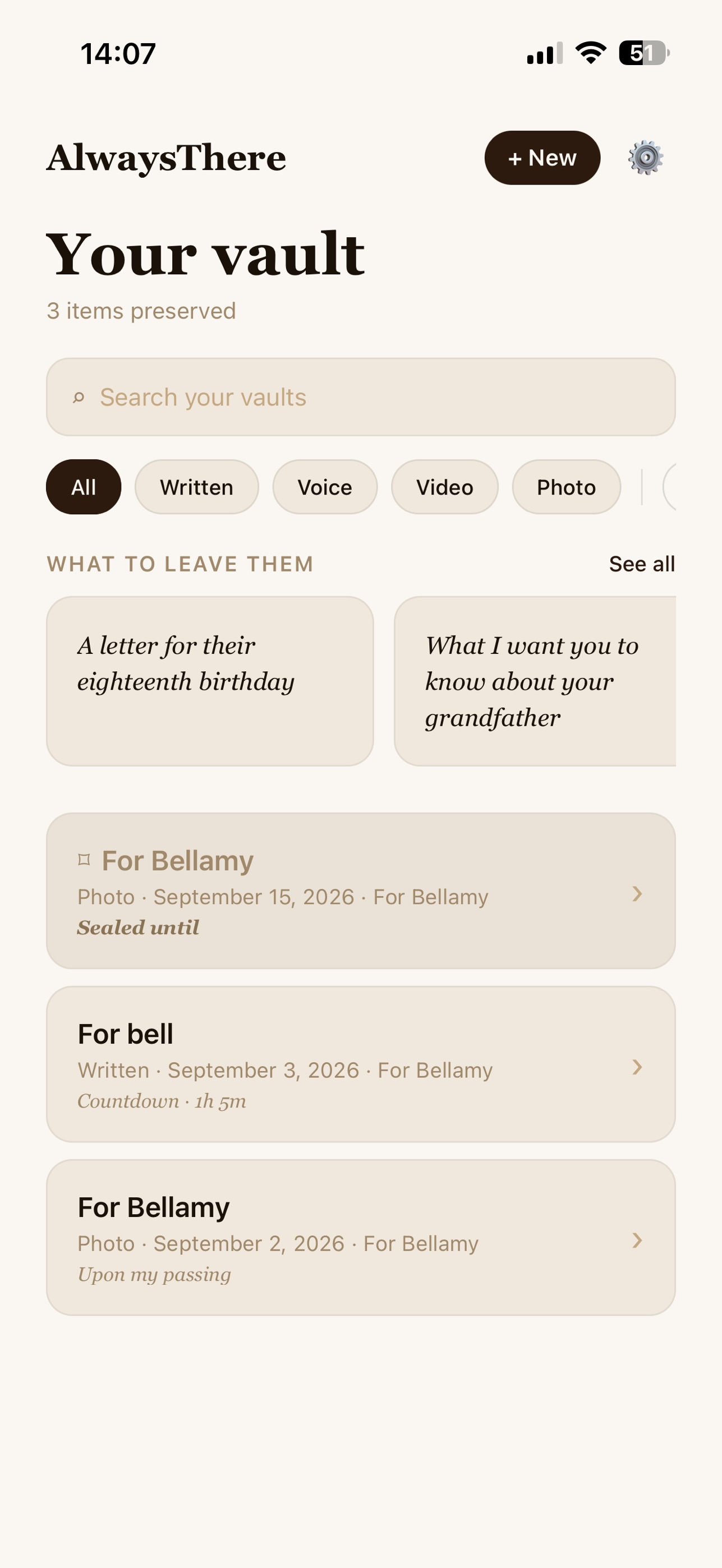 Screenshot 3 of AlwaysThere Vault