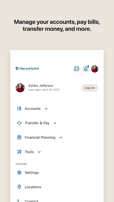 Fairmont Federal Credit Union Screenshot