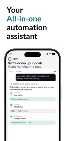 Clara: AI Automation Agent Screenshot 1 of 7