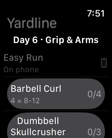 Yardline: Strength Training screenshot 9