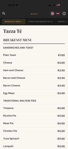 MENU.mt Screenshot 1 of 3