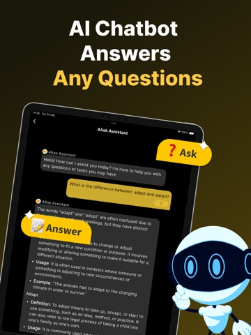 English Homework Helper - 4Ask iPad screenshot