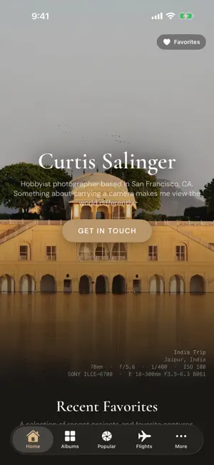 Curtis Salinger Photography screenshot 1