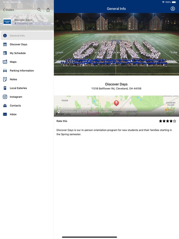 Screenshot #4 pour Case Western Reserve Guides