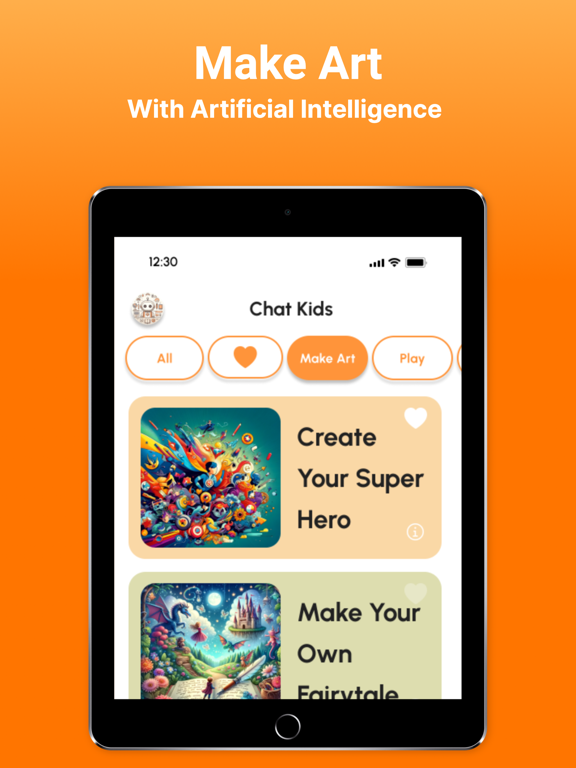 Chat Kids: Safe AI for Family iPad screenshot 7 - Education app