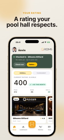 QRooms - Pool Community iPhone screenshot 1