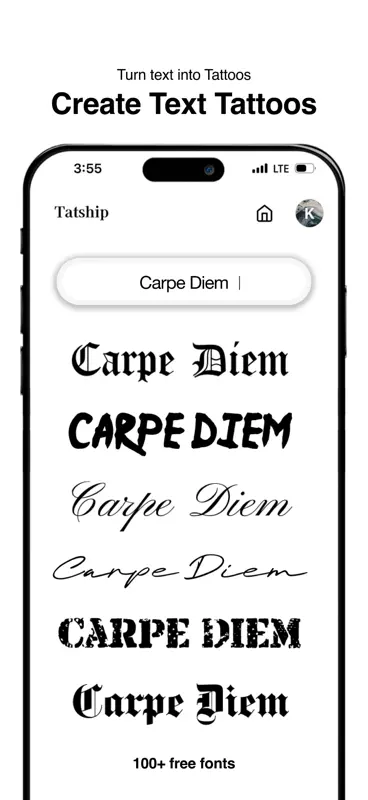Tattoo Design Try On - Tatship screenshot 5 of 6