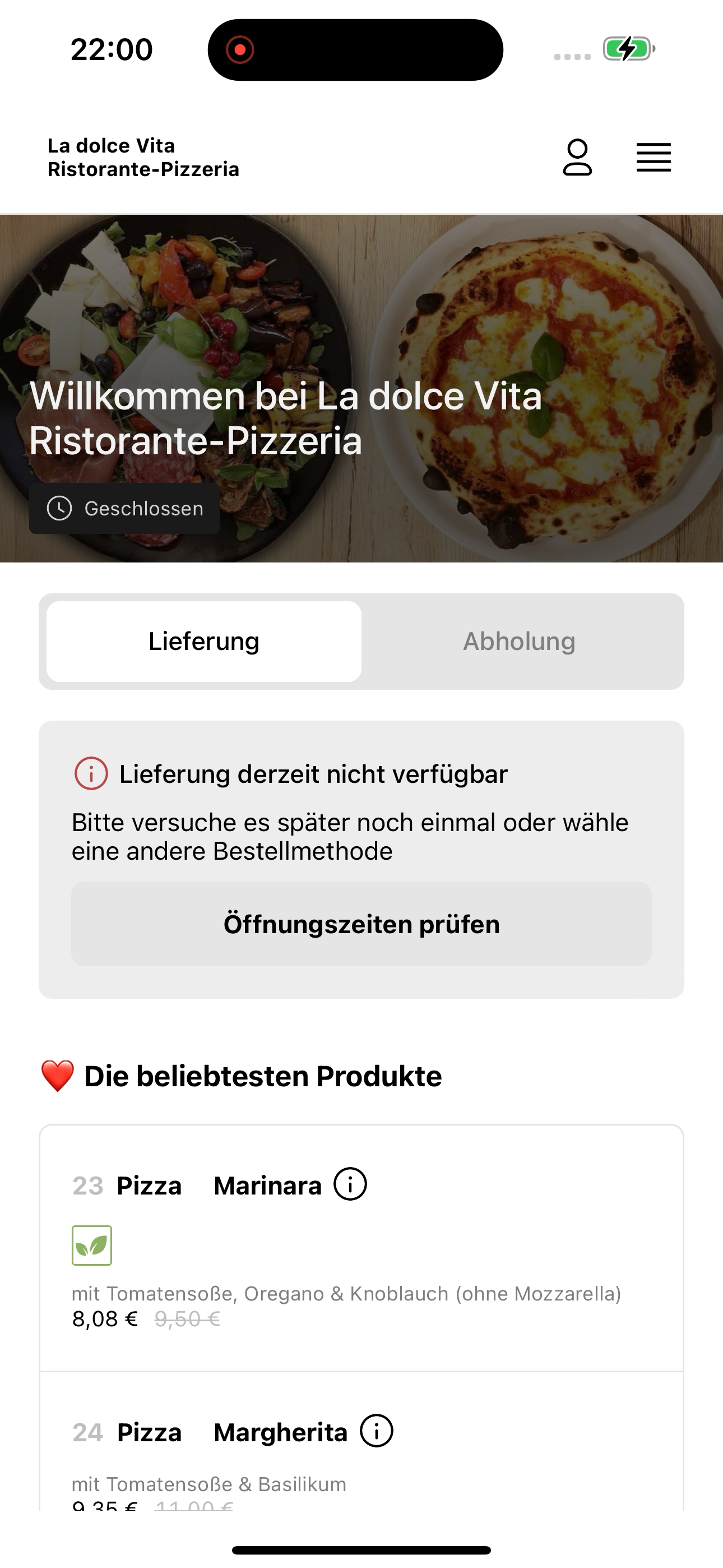 La dolce Vita Ristorante-Pizze screenshot 5