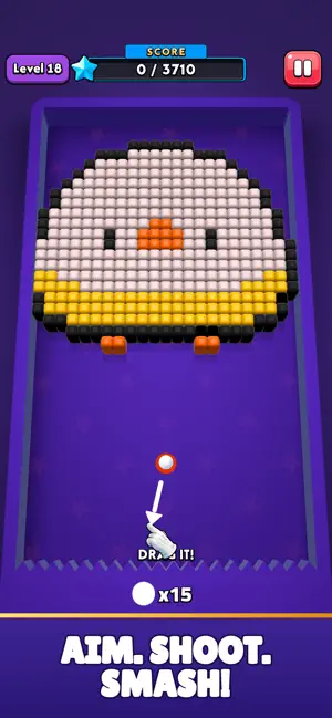 Fall Cubes: Break Them All! screenshot 1