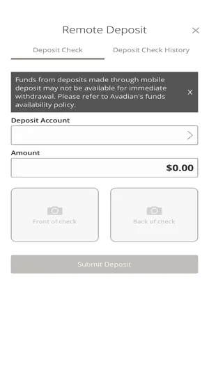 Avadian Credit Union screenshot 1