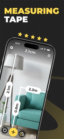 Measuring Tape : AR Ruler App iPhone screenshot