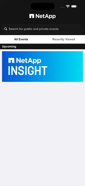 NetApp Events screenshot 1
