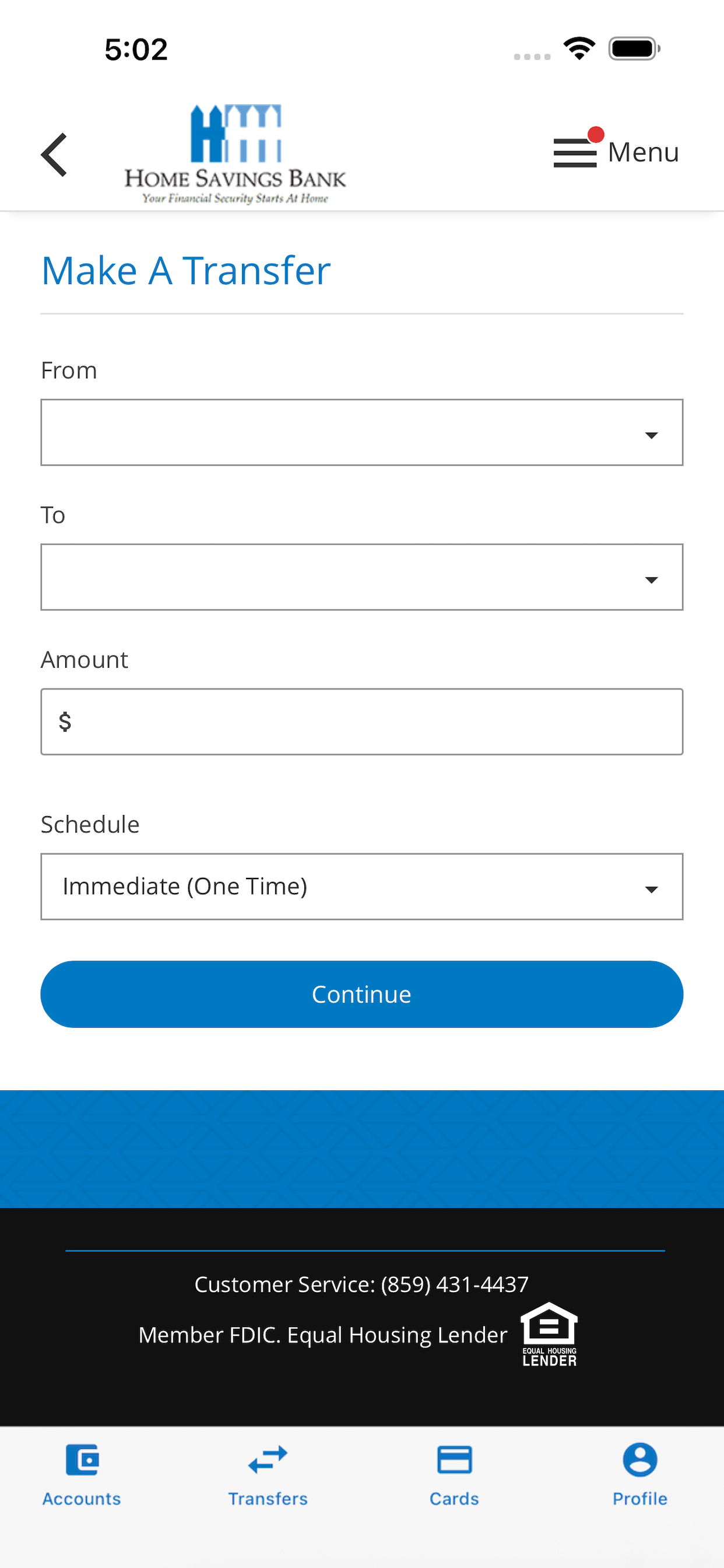 Home Savings Bank FSB screenshot 5