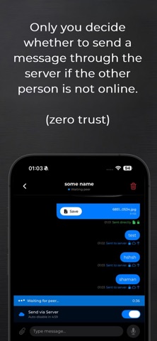 Encrypted Messenger - P2P E2EE Screenshot 7 of 7