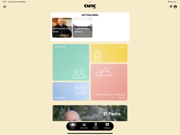 Cuac app iPad screenshot