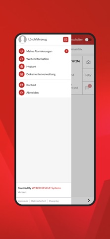 RETTERAlarm NAVIS screenshot