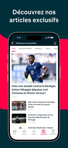 Flashscore: Résultats & Actu 스크린샷 2