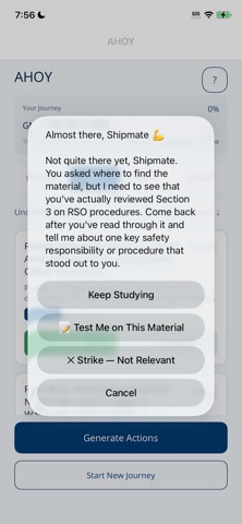 AHOY - Navy Training App Screenshot 6 of 6