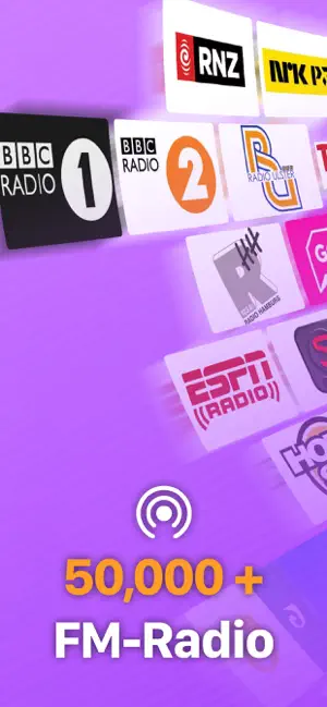 Radio FM – Live Radio Stations iPhone screenshot 1