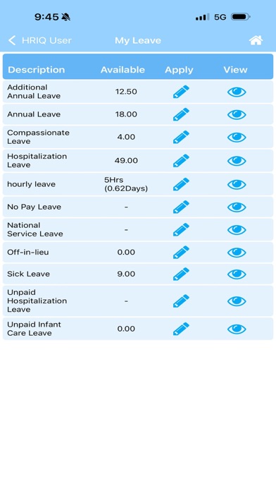 Screenshot #3 pour HRiQ Mobile