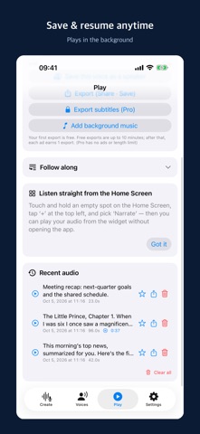 Narrate - My Voice Screenshot 8 of 10
