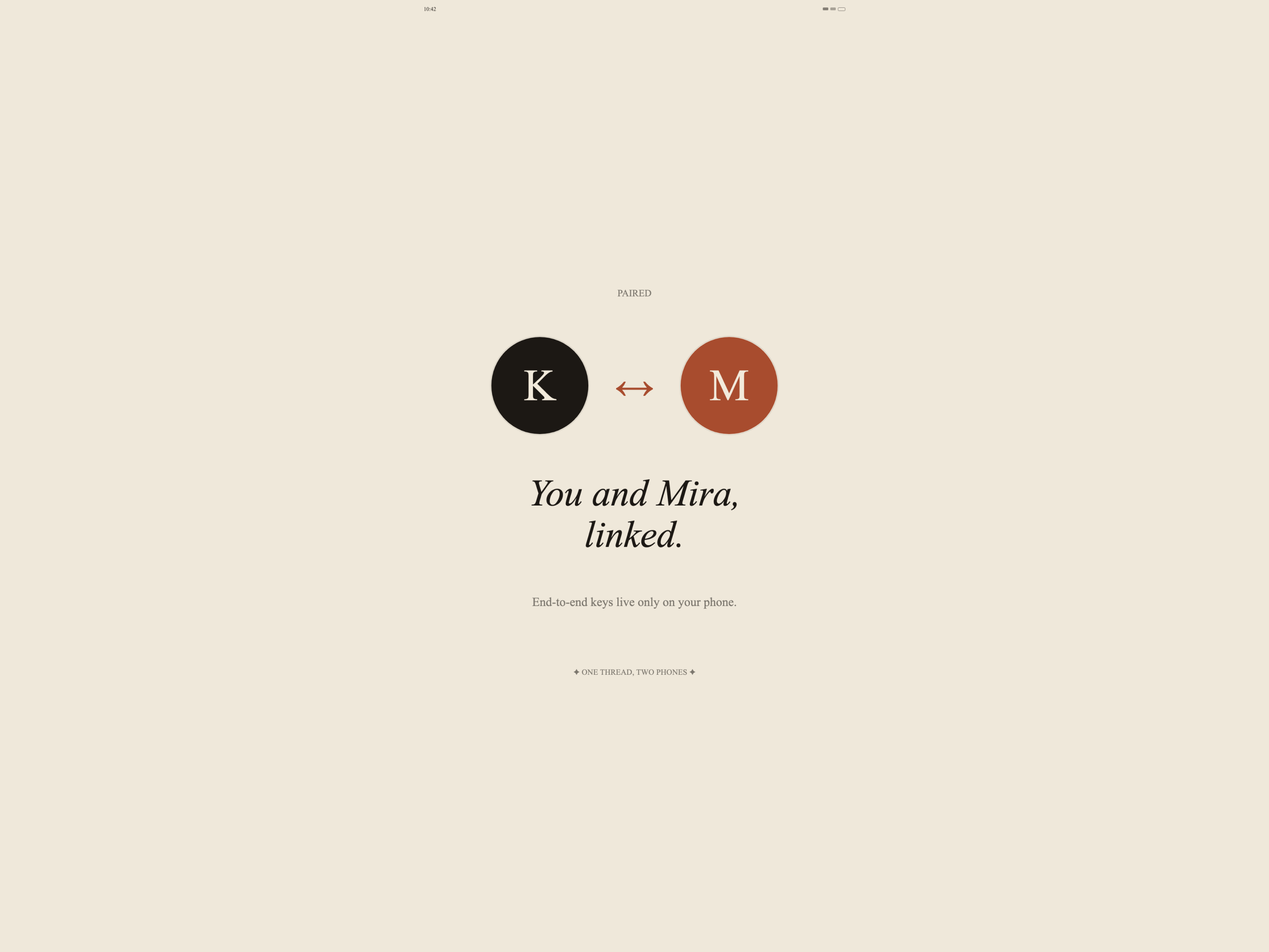 Relation Link - Loved message
