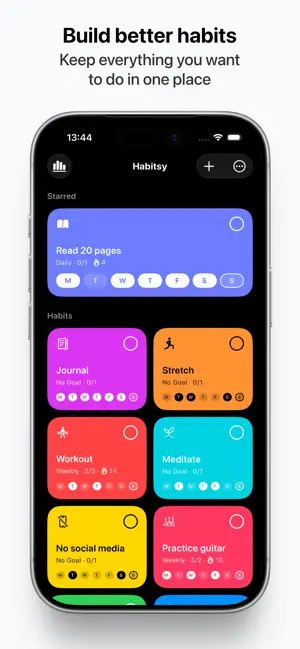Habit Tracker: Habitsy screenshot 1