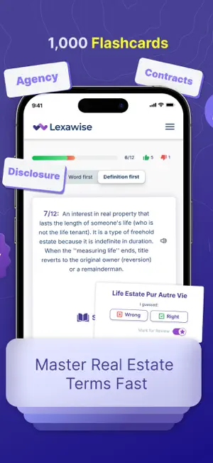 Lexawise Real Estate Exam Prep screenshot 3