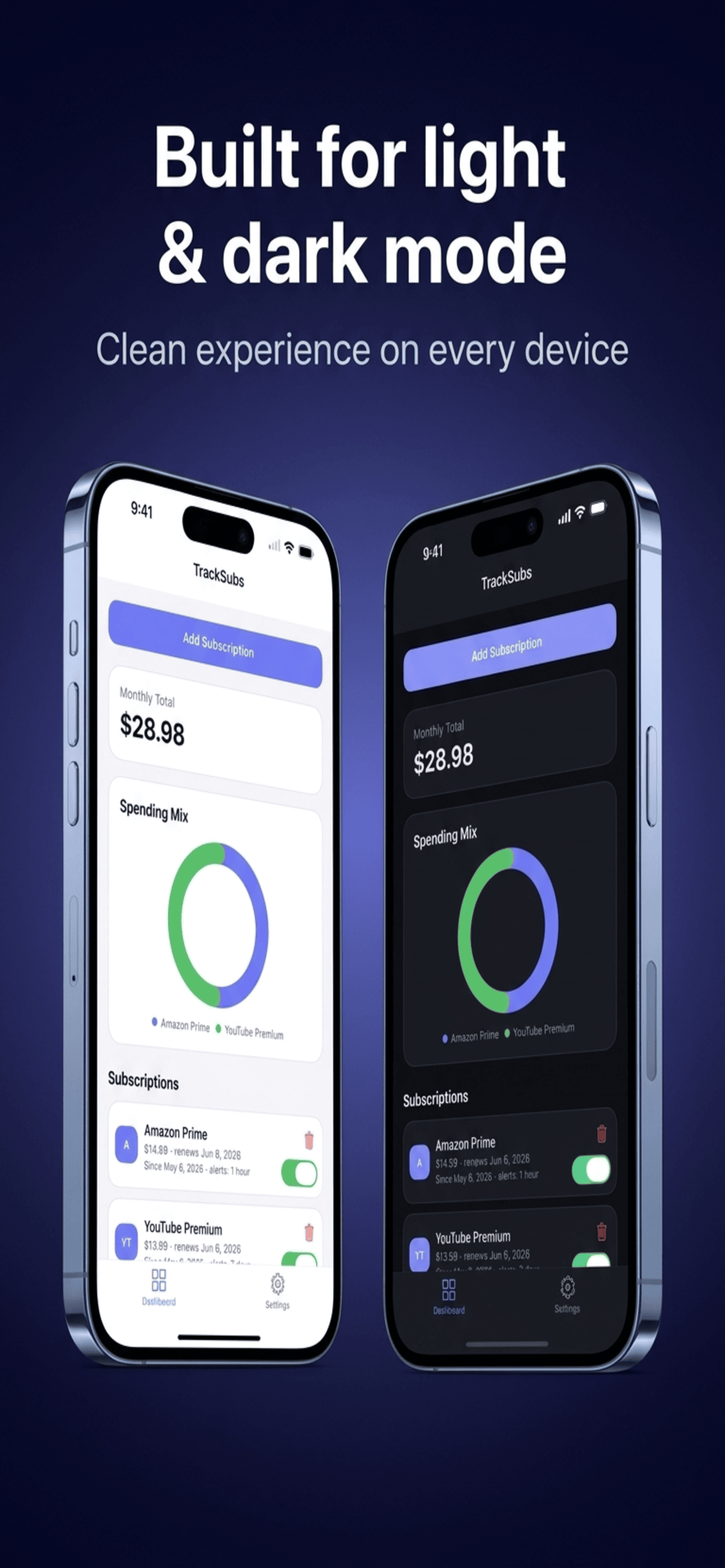 TrackSubs: Track Subscriptions screenshot 4
