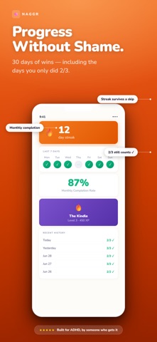 Naggr - ADHD Accountability screenshot