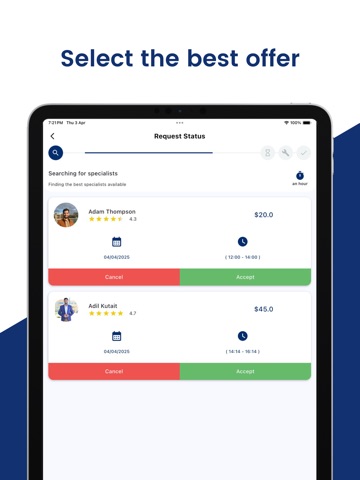 Quick Fix App iPad screenshot