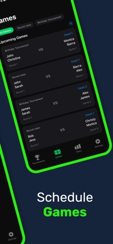 Pickleball Tournament Manager iPhone screenshot