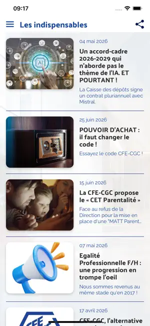CFE-CGC Groupe CDC screenshot 2