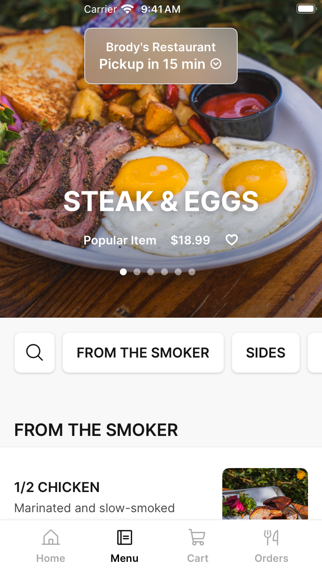 Brody's Restaurant iPhone screenshot 2 - Food & Drink app