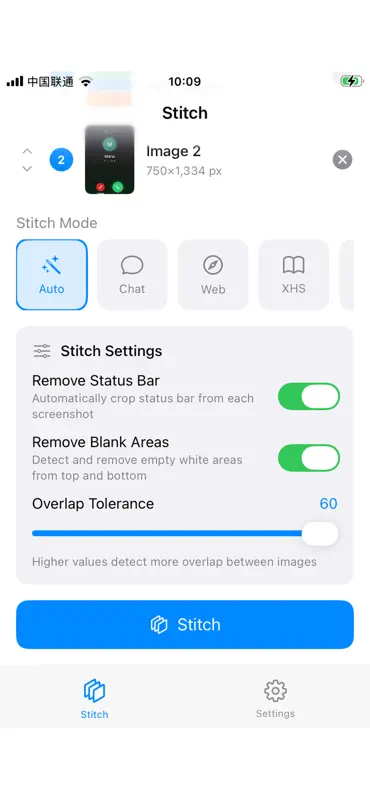 Long Screenshot Stitch screenshot 1 of 2