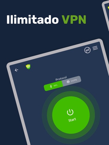 VPN.lat: ilimitado y seguro iPad screenshot 1