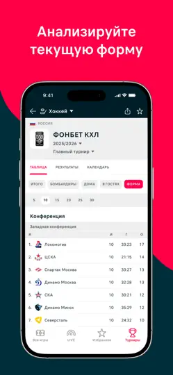 Скриншот Flashscore: Результаты матчей на iPhone 5