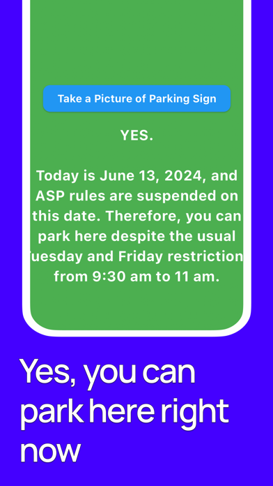 Parking Sign Wizard Screenshot