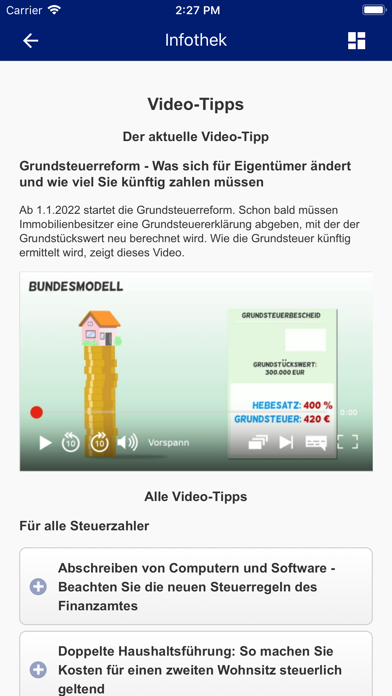 Steuerberater Rohrlapper Screenshot