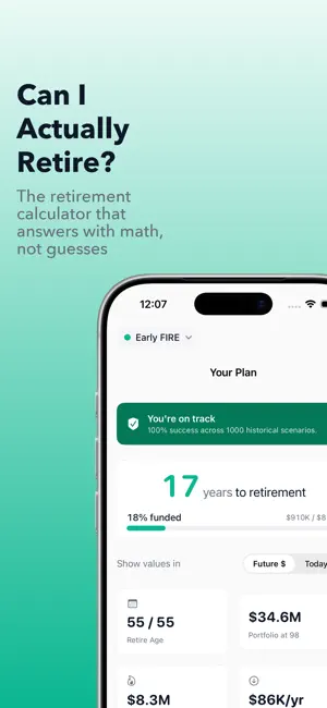 Retirement Calculator: CoastIQ screenshot 1