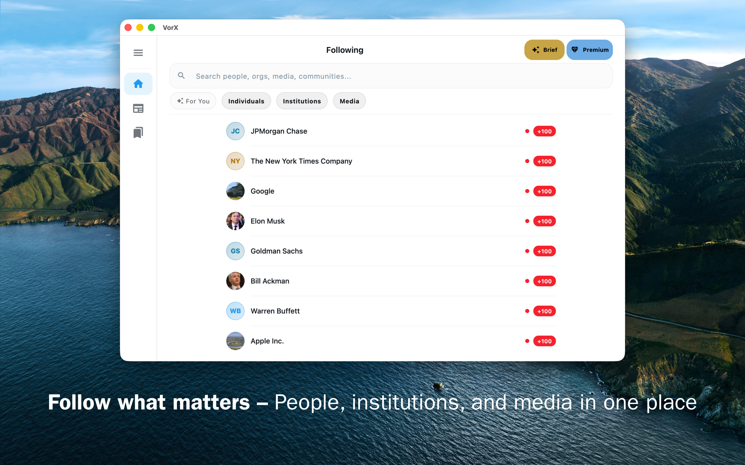 VorX: News Tracker