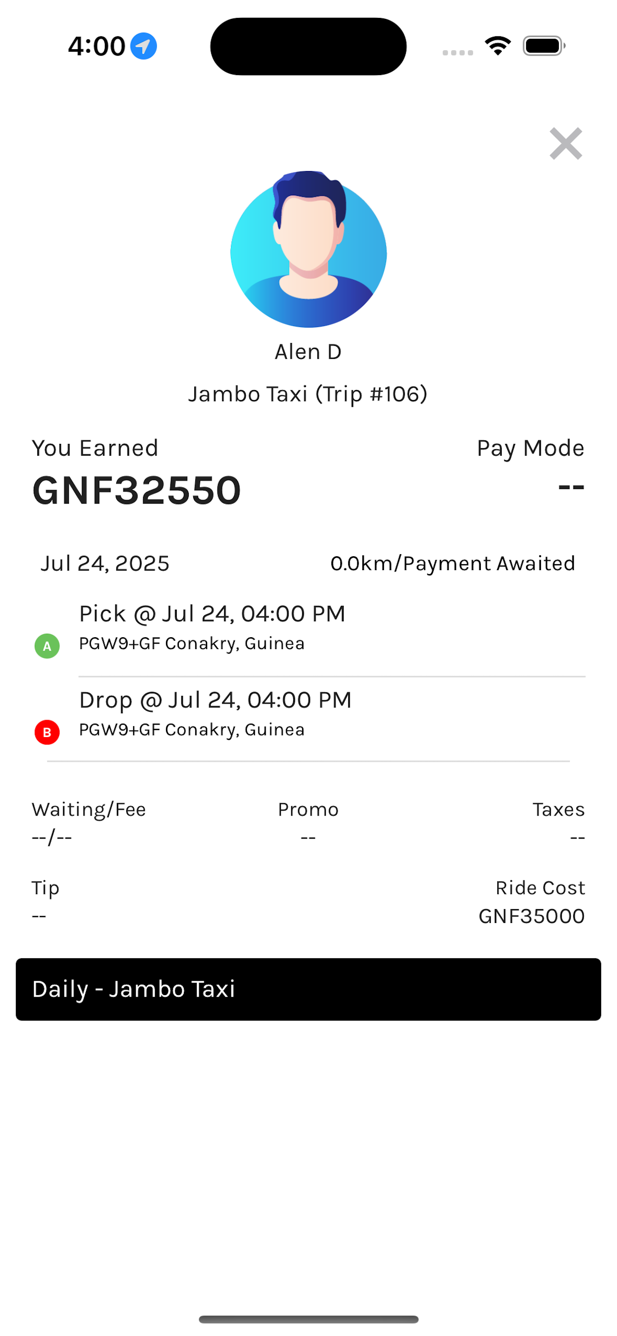 Jambo Taxi screenshot 7