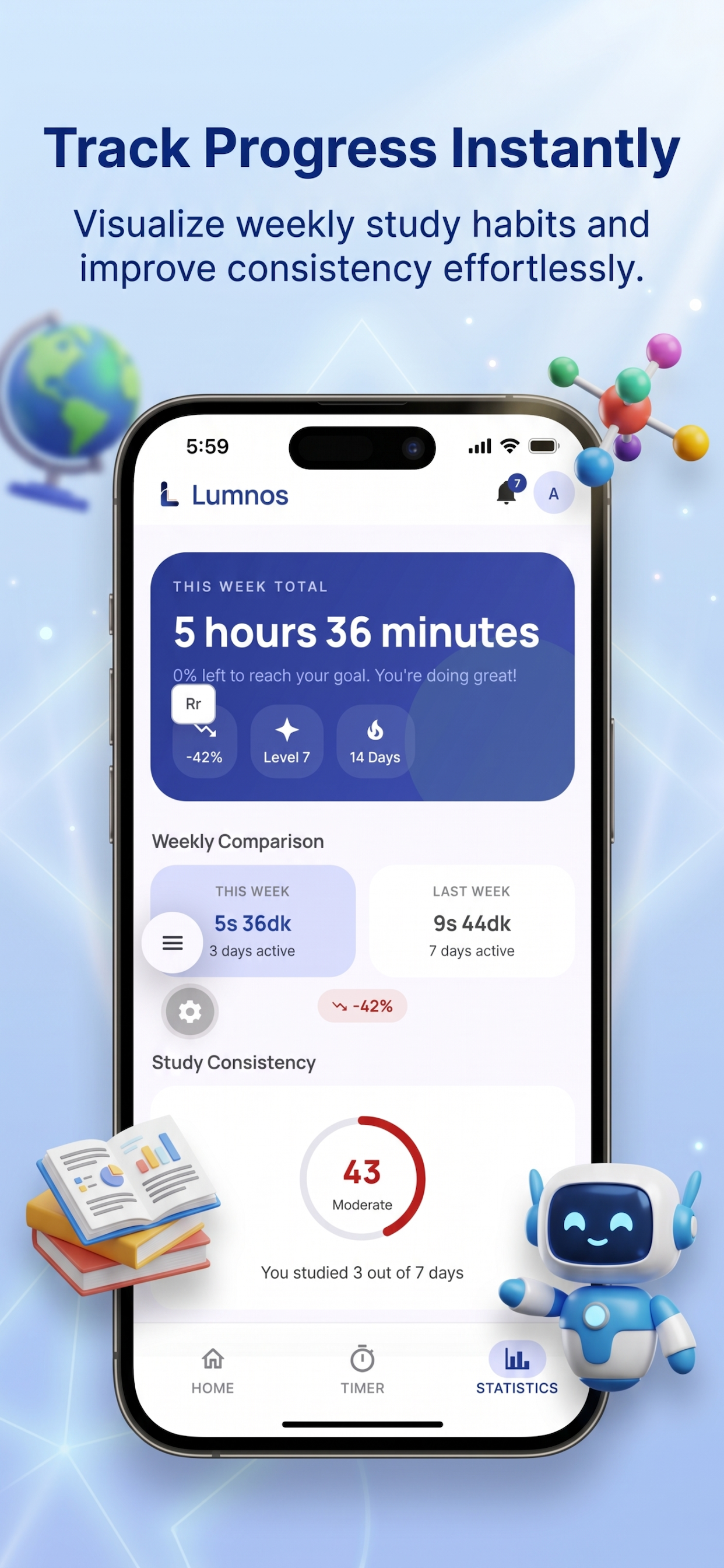 Lumnos - Study Timer & Planner
