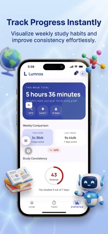 Lumnos - Study Timer & Planner screenshot