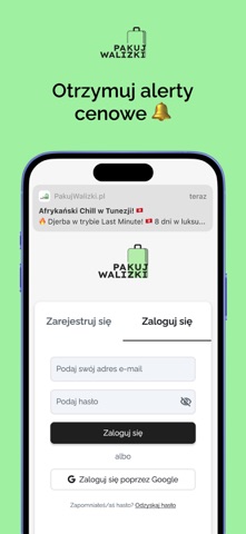 PakujWalizki.pl Tanie Wakacje screenshot