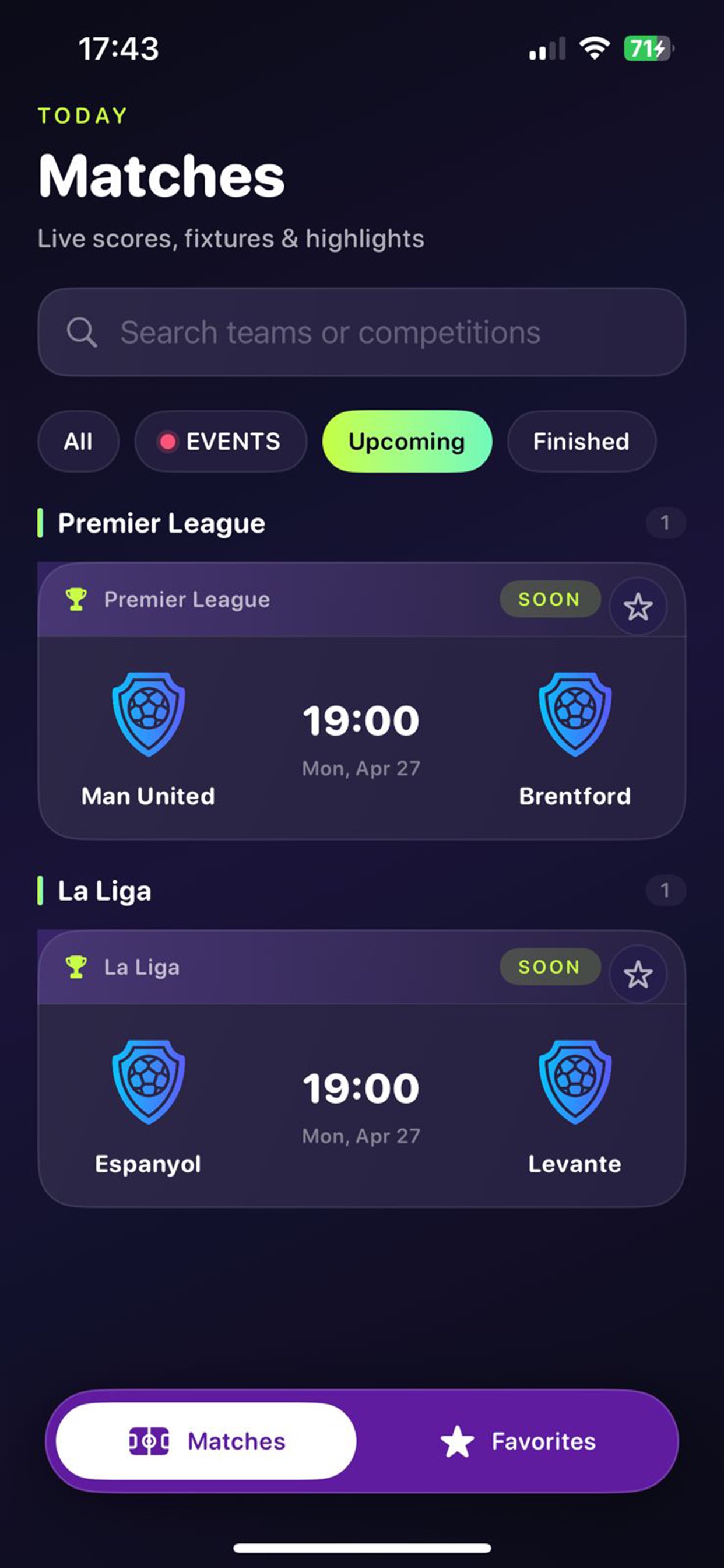 Screenshot 2 of Buz tv Matches