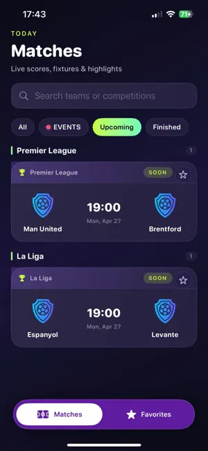 Buz tv Matches screenshot 2